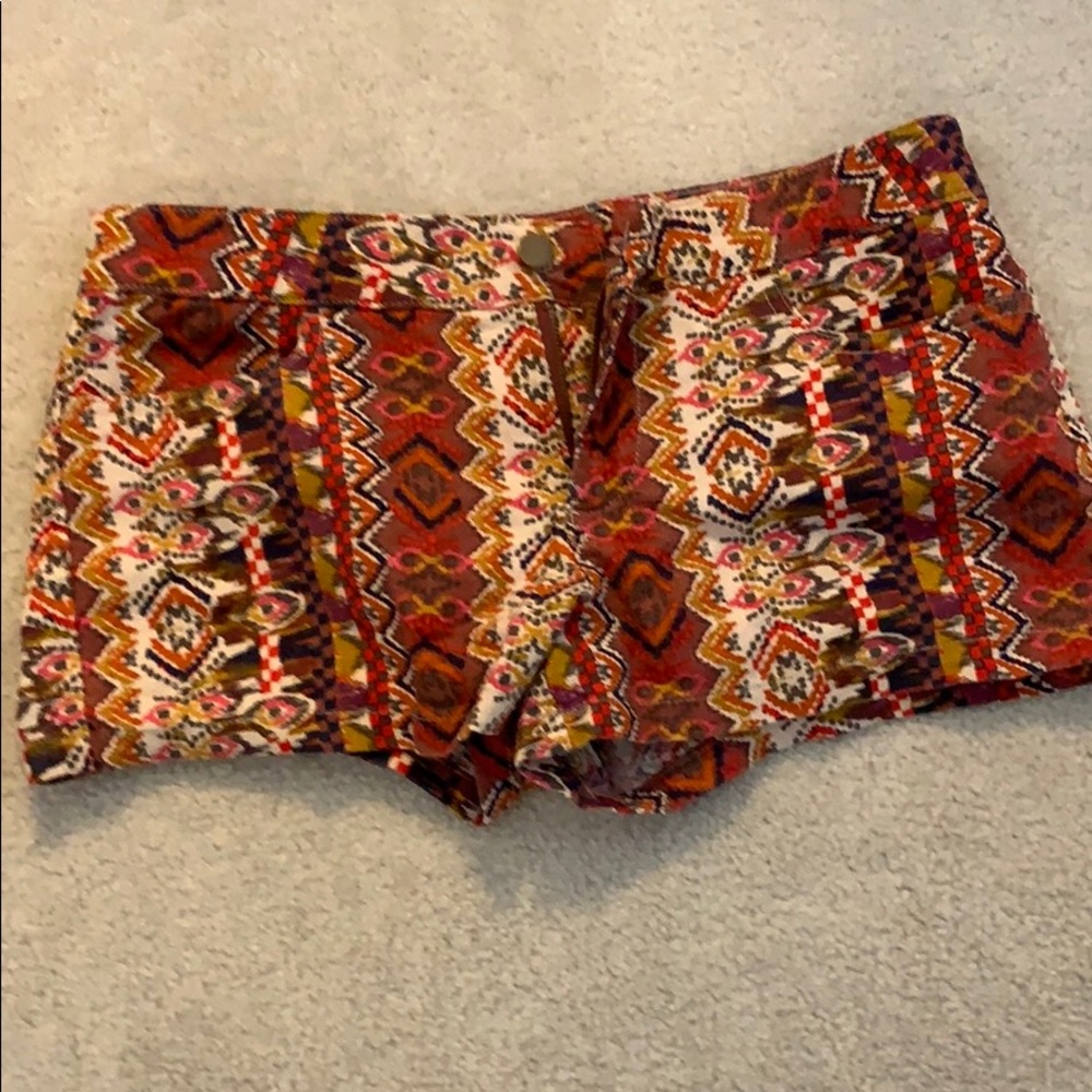 Forever 21 multi colored shorts